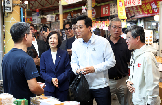 추석민심 살피는 오세훈 시장