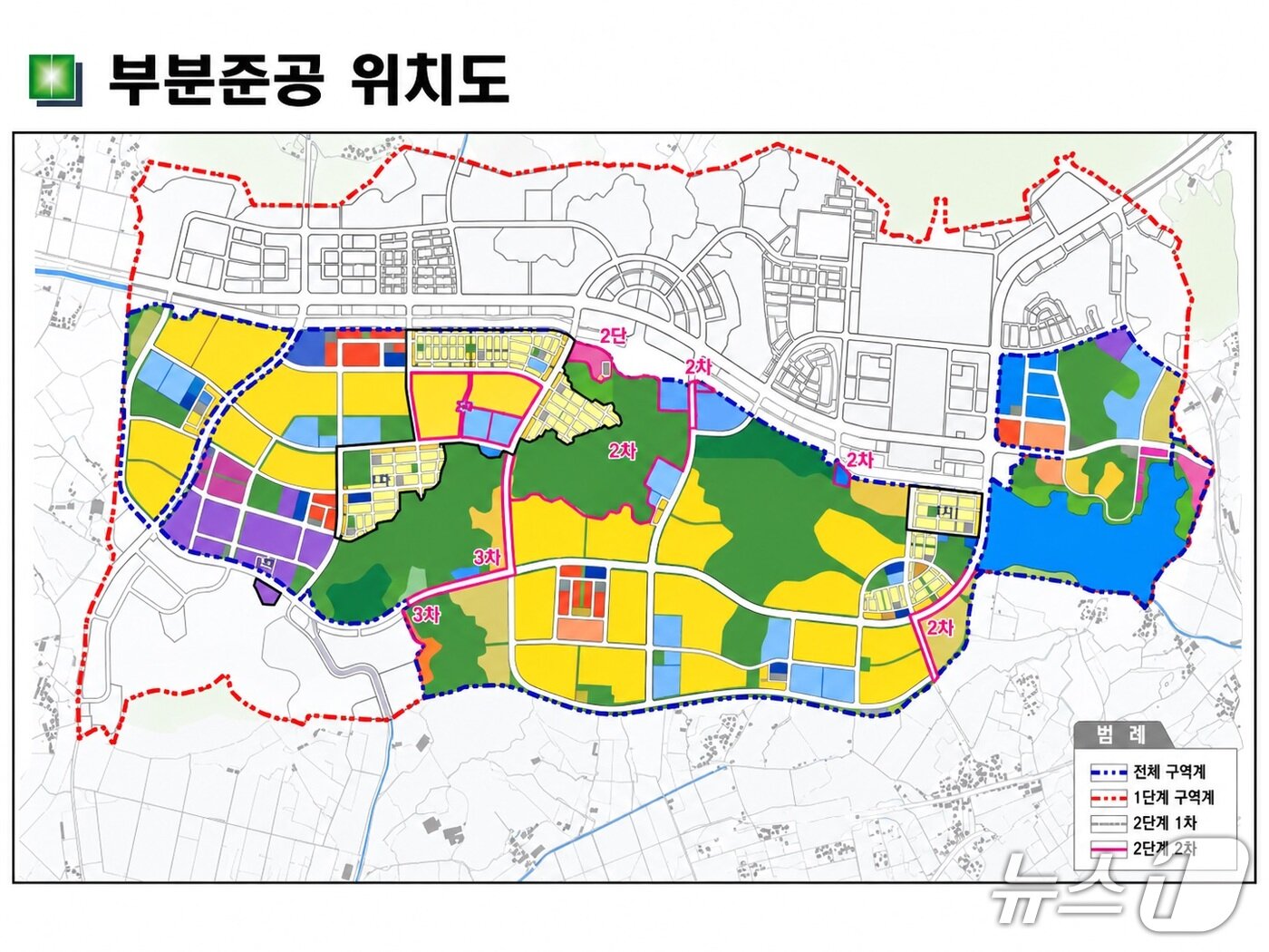 본문 이미지 - 경북도는 27일 도청 신도시 2단계 조성사업을 올해 12월 준공 목표로 추진하고 있다.(경북도 제공, 재판매 및 DB 금지) /뉴스1