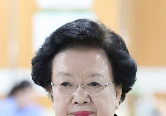 선고공판 출석하는 이배용 전 국가교육위원장