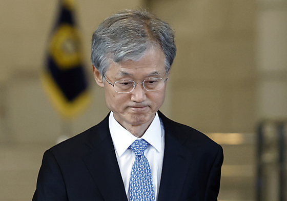 퇴근길 오른 조희대 대법원장