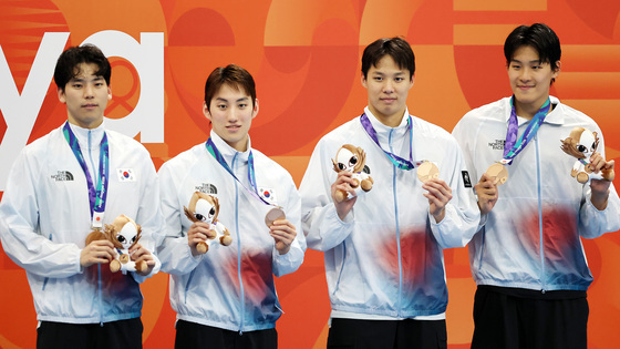 수영 남자 혼계영 400m 한국 동메달