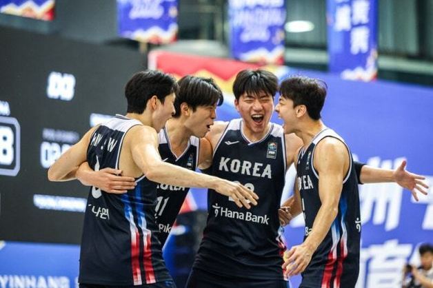 남자 3X3 농구, 태국·일본 연파…조별리그 첫날 2승[AG]