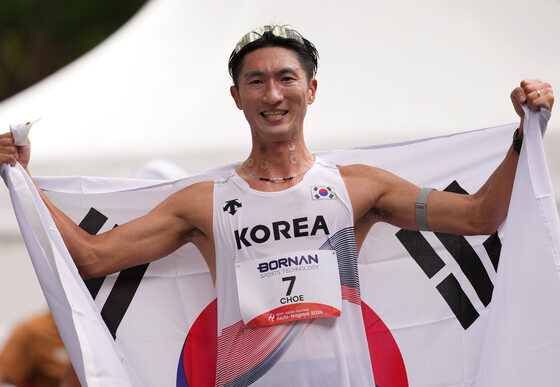 경보 최병광, 값진 銅…"어쩌면 마지막이라 생각, 울컥했다"[AG](종합)