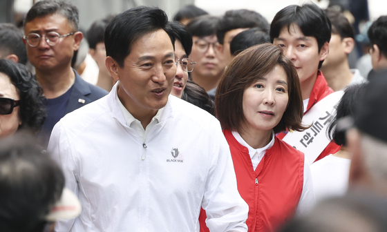 추석 앞두고 남성사계시장 방문한 오세훈 시장