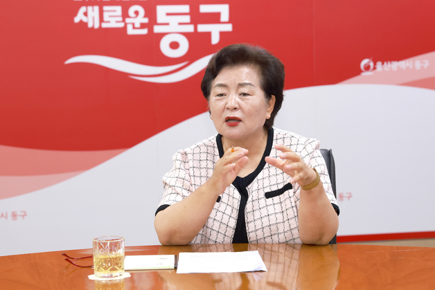 "조선업 호황, 기업만 좋아선 안돼"…천기옥 울산 동구청이 말한 '상생'