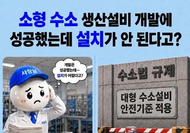 수소 생산설비도 안전기준 차등…소형 설비 상용화 '물꼬' [옴부즈만 규제망치]