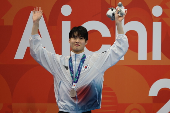 황선우 '남자 자유형 200m 은메달'