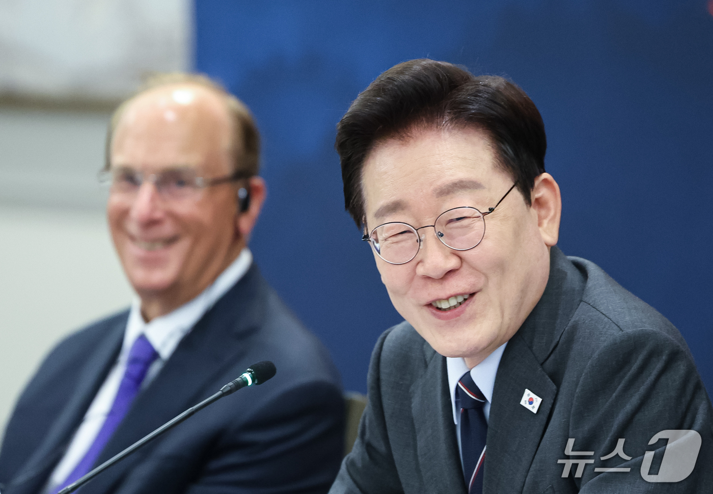 (뉴욕=뉴스1) 허경 기자 = 이재명 대통령이 23일(현지시간) 미국 뉴욕 한 호텔에서 열린 대한민국 투자 서밋 2026에서 발언을 하고 있다. 2026.9.23/뉴스1