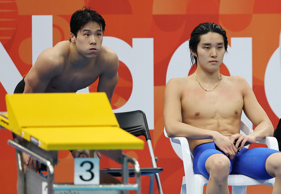 '어깨 부상' 김우민, 주 종목 400m도 포기…대회 조기 마감[AG](종합)