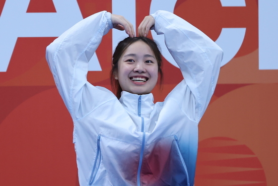 은메달 박시은, '천사의 하트'