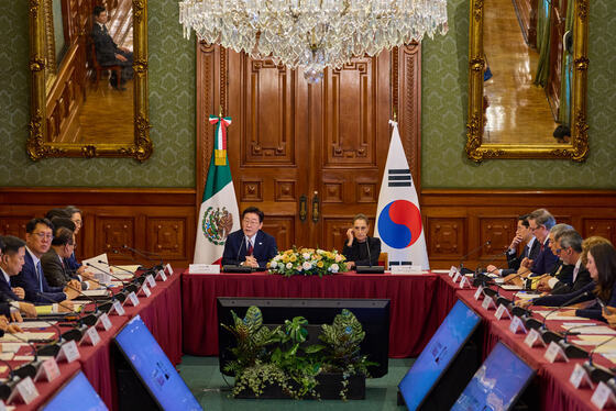 한·멕시코 기업인 간담회 발언하는 이재명 대통령