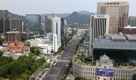 한산한 서울도심