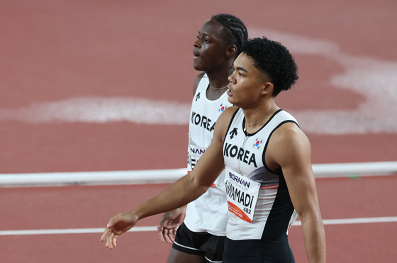 육상 조엘진, 200m 예선 기권…"허벅지 근육 경련"[AG]