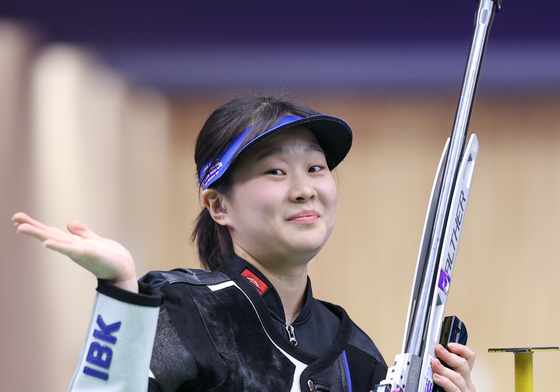 김지은, 50m 소총 3자세 동메달 '12년만'
