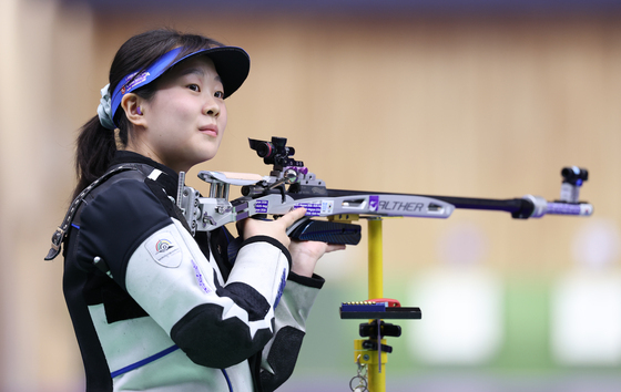 김지은, 여자 사격 50m 소총 3자세 '동메달'