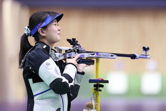 김지은, 12년만에 여자 사격 50m 소총 3자세 메달