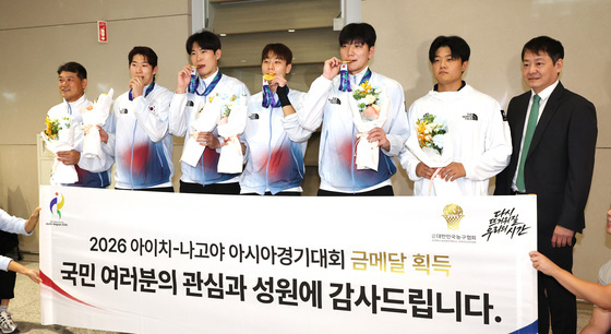 금메달 들고 돌아온 남자 3x3 농구 대표팀