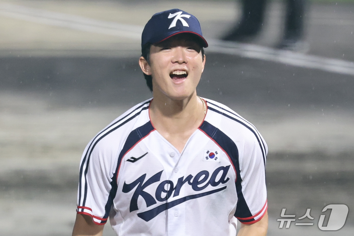 (도요하시=뉴스1) 김도우 기자 = 26일 오후 일본 아이치현 도요하시 시민구장에서 열린 2026 아이치·나고야 아시안게임 야구 슈퍼라운드 2차전 대한민국과 중국의 경기 4회초 이 …