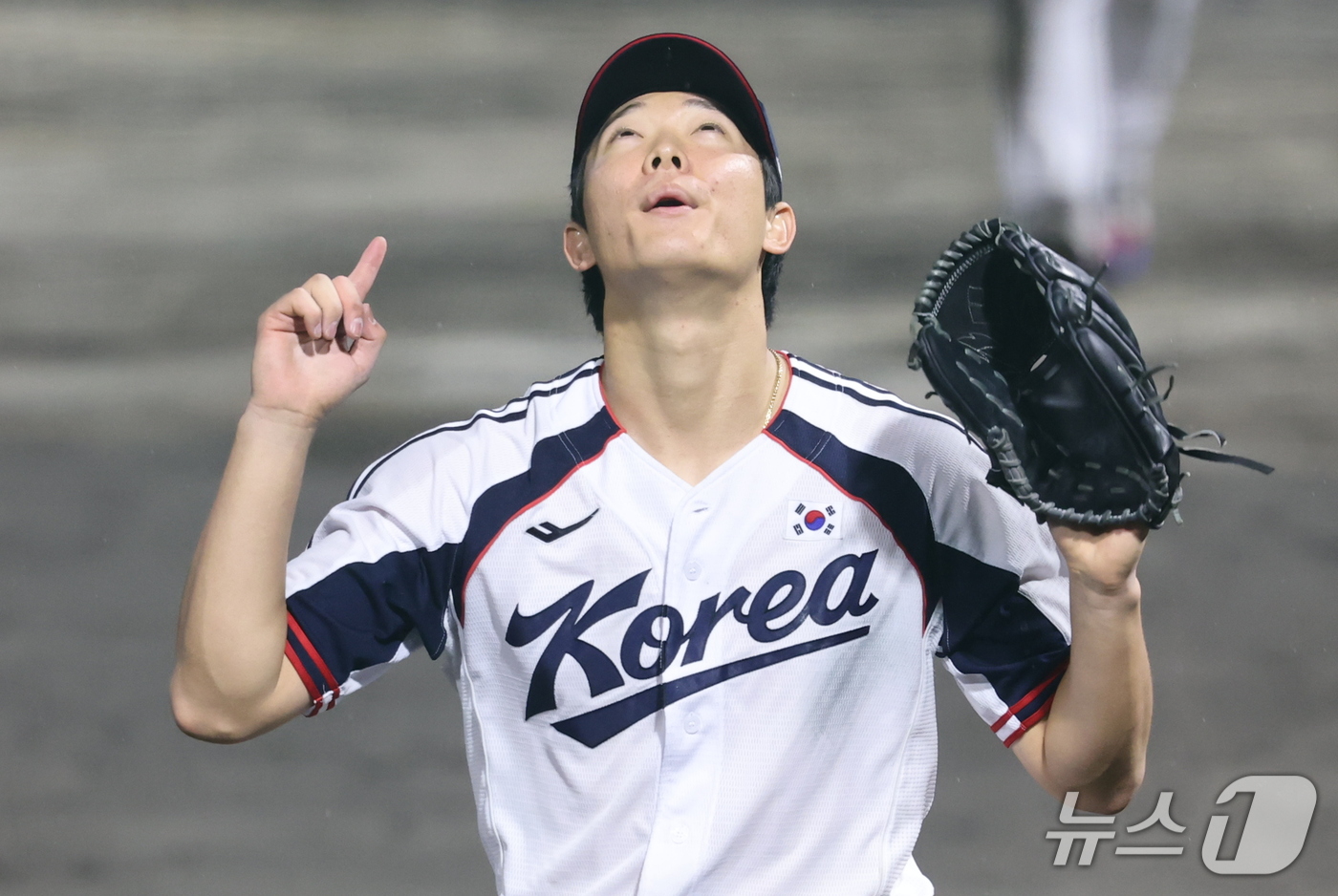 (도요하시=뉴스1) 김도우 기자 = 26일 오후 일본 아이치현 도요하시 시민구장에서 열린 2026 아이치·나고야 아시안게임 야구 슈퍼라운드 2차전 대한민국과 중국의 경기 7회초 이 …