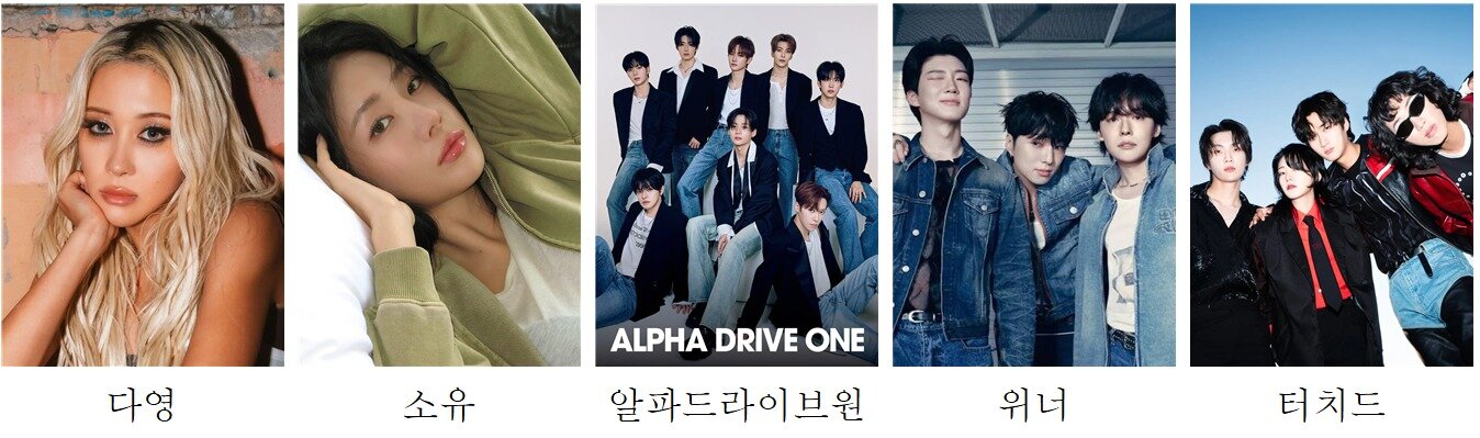 본문 이미지 - '코리아 스포트라이트' 공연에 출연한 아티스트들.(한국콘텐츠진흥원 제공)