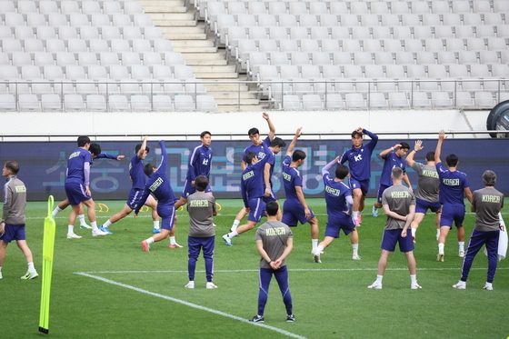 우루과이전 앞두고 훈련 돌입한 축구대표팀
