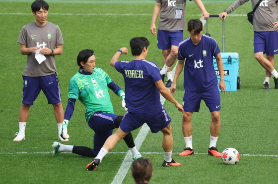 우루과이전 앞두고 훈련 시작한 축구대표팀