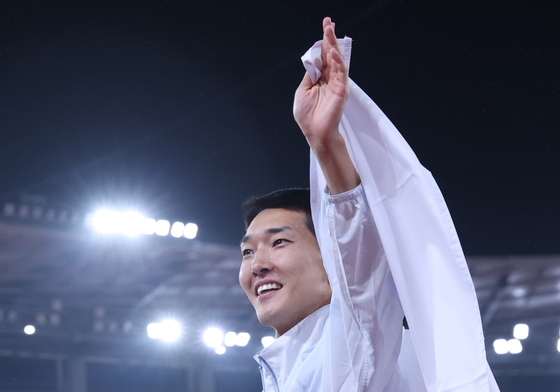 빛나는 미소 우상혁 '동메달'