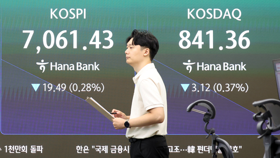 코스피, 하락 출발