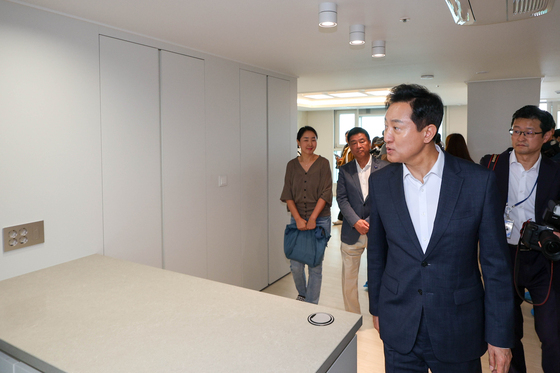 오세훈, 광진구 모아주택 사업지 현장 점검