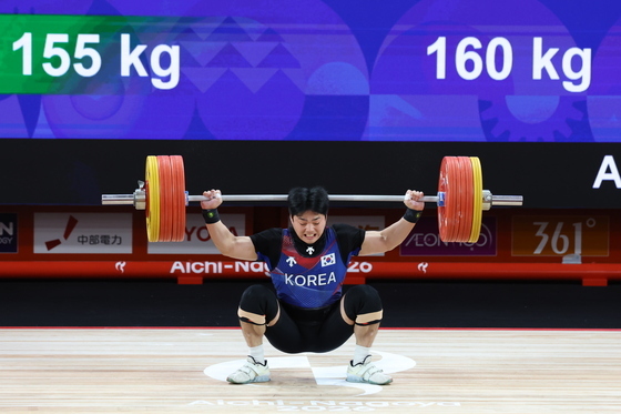 160kg 바벨의 벽 넘지 못한 김성민