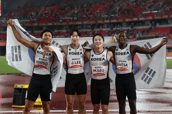 남자 400m 계주, 아시안게임 동메달