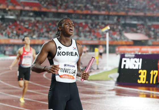 38초43 신기록 쓰며 값진 동메달 이룬 비웨사