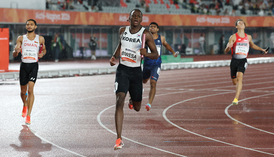 男 400m 계주, 38초43 신기록 쓰며 값진 동메달