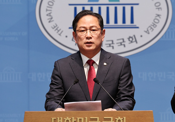 박수영 의원, 김용범 국감 증인 채택 요구 기자회견