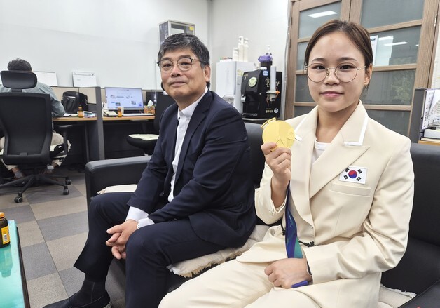 금빛환향 여서정, 쉴 틈이 없다…곧바로 국가대표선수촌 입소