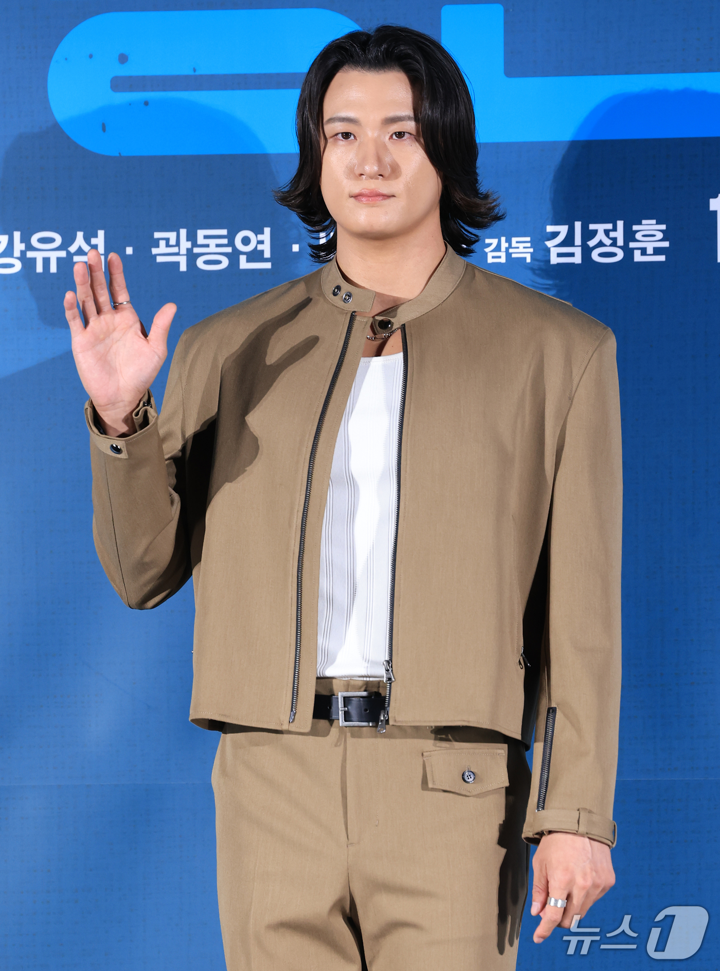 (서울=뉴스1) 권현진 기자 = 배우 신승호가 29일 서울 광진구 롯데시네마 건대입구점에서 열린 영화 '최종면접'(감독 김정훈) 제작보고회에서 포즈를 취하고 있다.‘최종면접’은 최 …