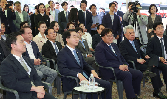 국회세종의사당 건립 예정지 방문한 조정식 국회의장