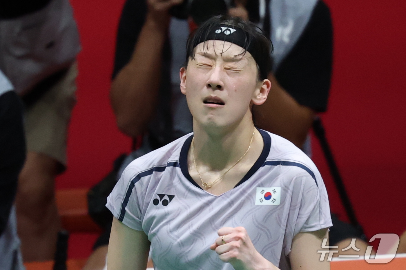 (이치노미야=뉴스1) 안은나 기자 = 대한민국 이소희가 29일 일본 이치노미야 시립체육관에서 열린 2026 아이치·나고야 아시안게임 배드민턴 여자 복식 결승전에서 백하나와 함께 중 …