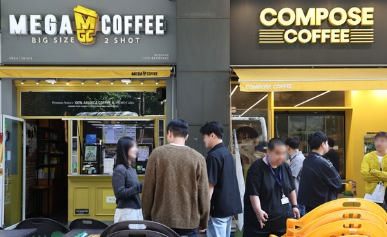 3년 새 저가 커피 가맹점 급증