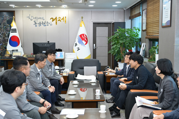 거제시-삼성중공업, 지역인재 채용 확대·조선업 상생 논의
