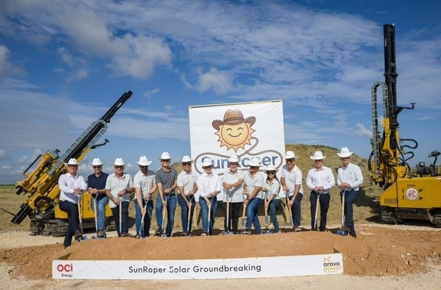 OCI홀딩스, 美 텍사스 260MW 태양광 프로젝트 착공식 개최