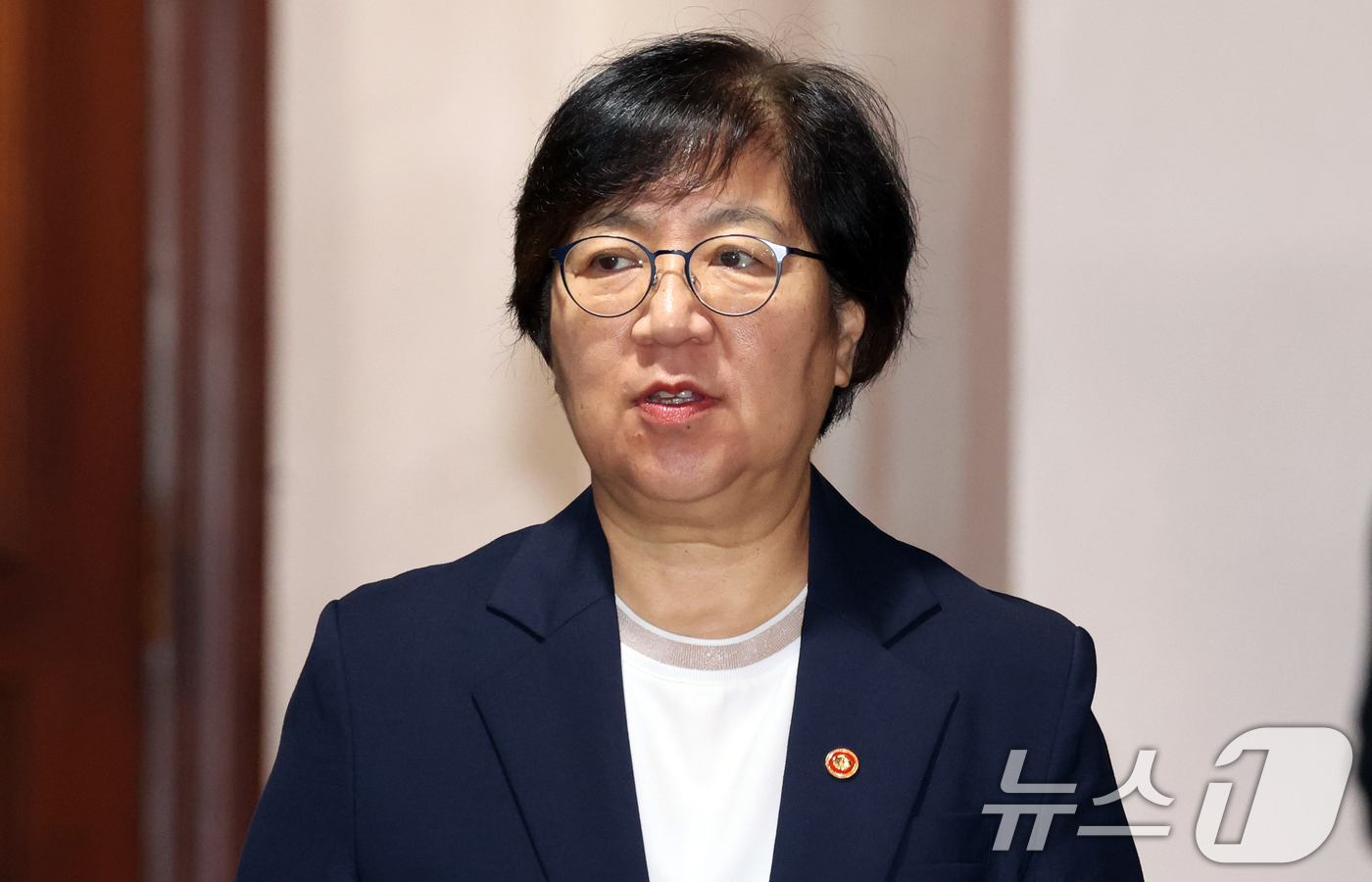 (서울=뉴스1) 김명섭 기자 = 정은경 보건복지부 장관이 3일 오전 서울 종로구 세종대로 정부서울청사에서 열린 국가정책조정회의에 참석하고 있다. 2026.9.3/뉴스1