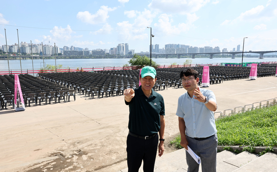 오세훈 서울시장, 세계불꽃축제 현장 사전점검