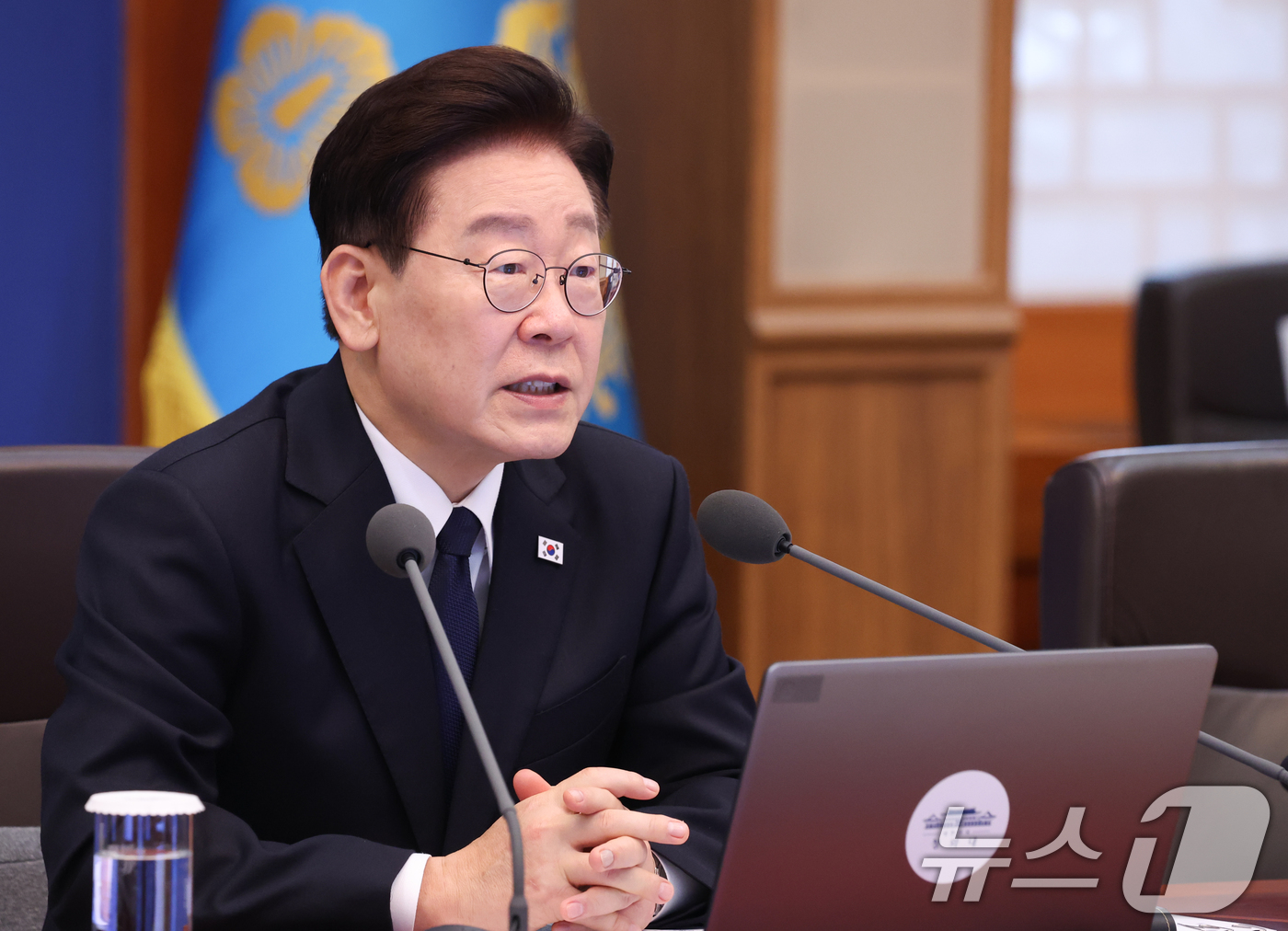 (서울=뉴스1) 허경 기자 = 이재명 대통령이 3일 청와대에서 열린 수석보좌관회의에서 발언하고 있다. (청와대통신사진기자단) 2026.9.3/뉴스1