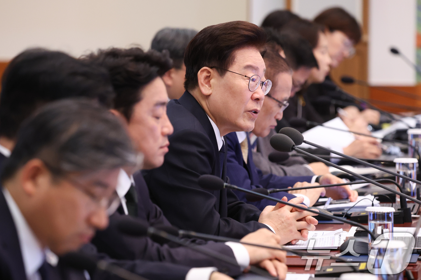 (서울=뉴스1) 허경 기자 = 이재명 대통령이 3일 청와대에서 열린 수석보좌관회의에서 발언하고 있다. (청와대통신사진기자단) 2026.9.3/뉴스1