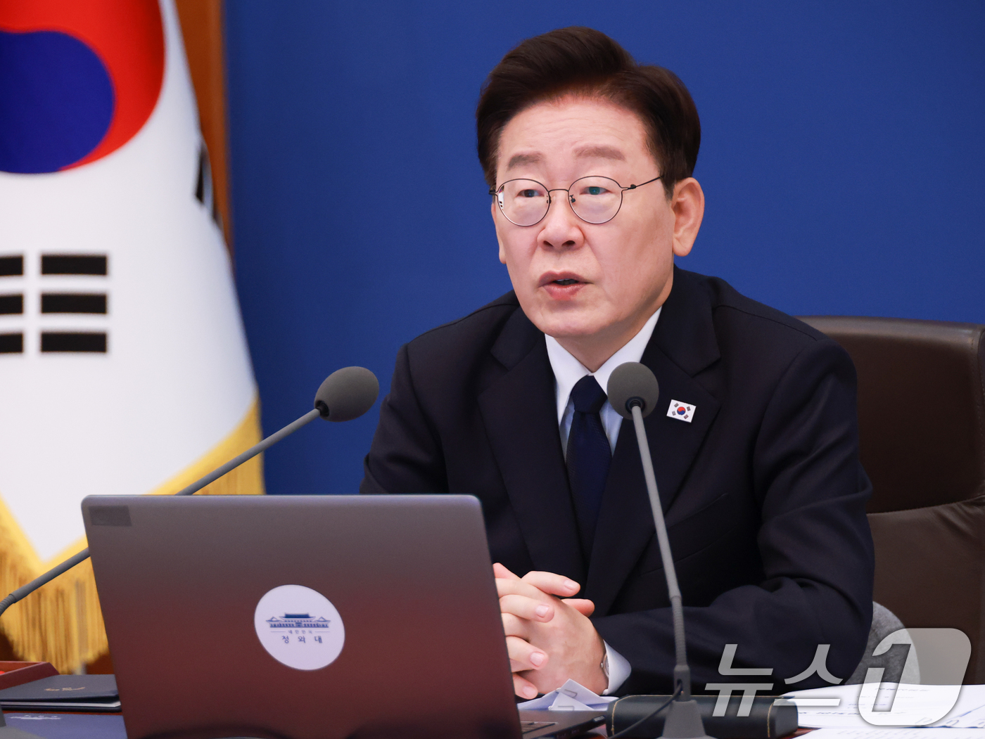 (서울=뉴스1) 허경 기자 = 이재명 대통령이 3일 청와대에서 열린 수석보좌관회의에서 발언하고 있다. (청와대통신사진기자단) 2026.9.3/뉴스1