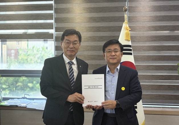 가뭄 물 문제부터 AI 전력까지…강릉시장, 기후장관에 지원 요청