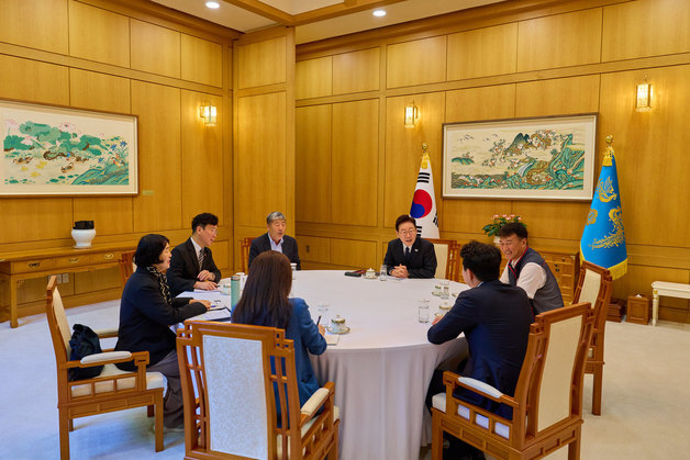 이재명 대통령, 양대노총 차담회