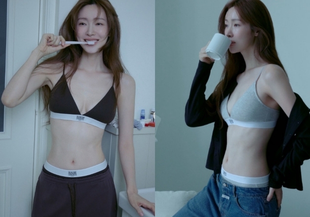 '하정우♥' 차정원, 속옷 화보서 드러낸 슬림 몸매…청순·섹시 다 되네 [N샷]