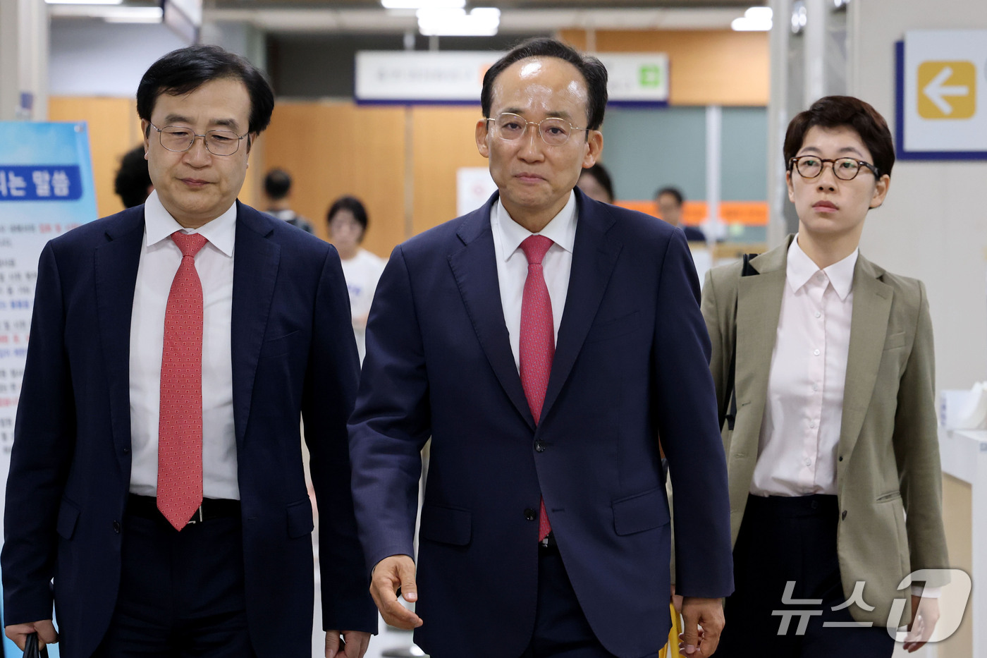 (서울=뉴스1) 이광호 기자 = 12·3 비상계엄 당시 국회의 계엄 해제 표결을 방해한 혐의로 기소된 추경호 대구시장이 30일 오전 서울 서초구 서울중앙지방법원에서 열린 1심 결심 …